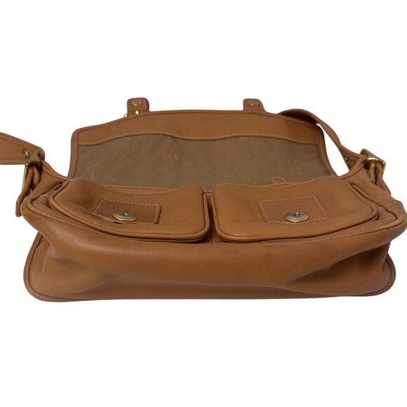 COACH Legacy Field Tan Handbag Leather Shoulder Messenger Crossbody Bag 9128 - Picture 11 of 16